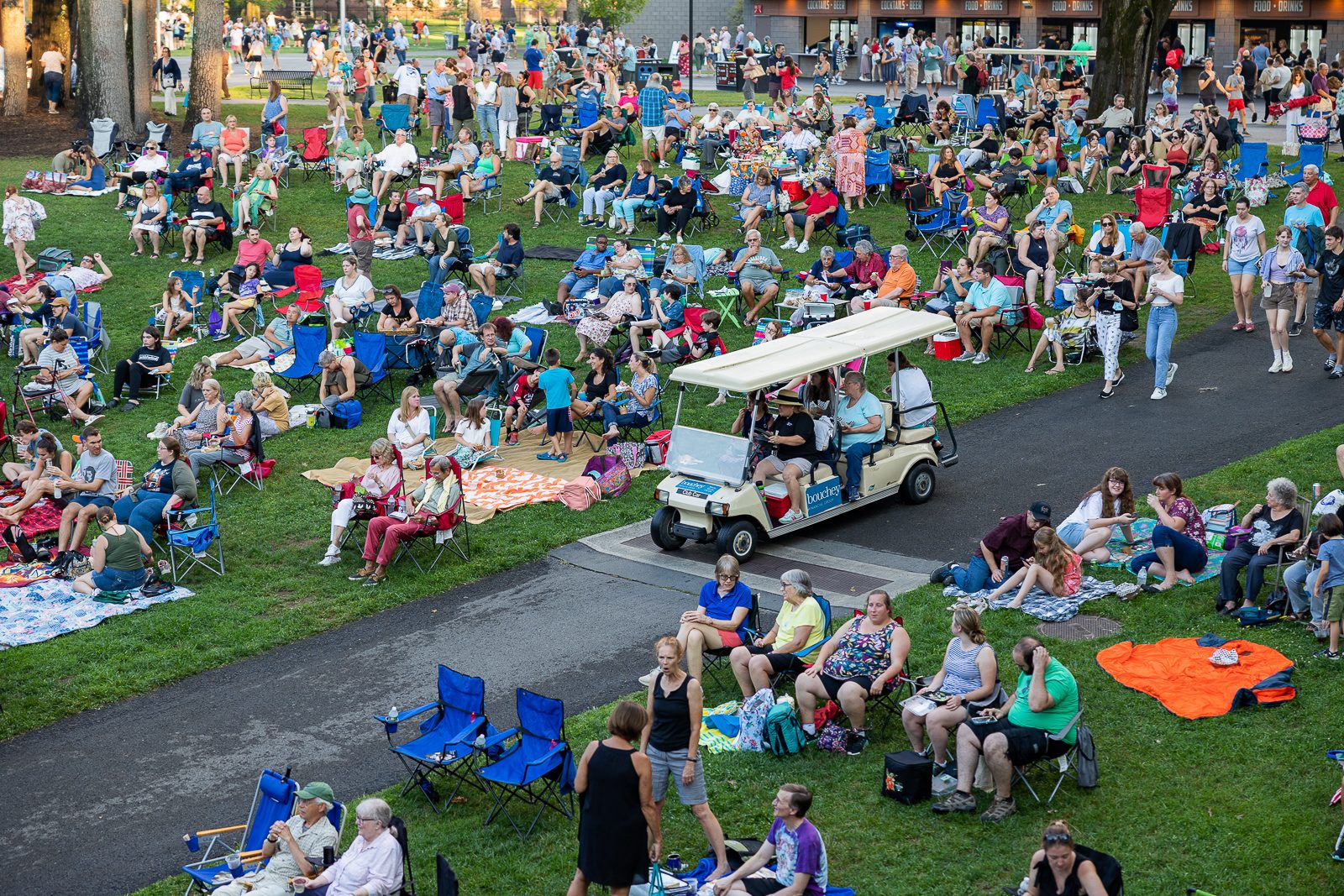 courtesy cart on spac grounds